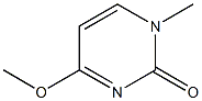 4-methoxy-1-methyl-1,2-dihydropyrimidin-2-one 结构式