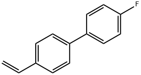1,1 '-联苯,4-乙烯基-4 '-氟- 结构式