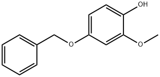 4-BENZYLOXY-2-METHOXYPHENOL 结构式