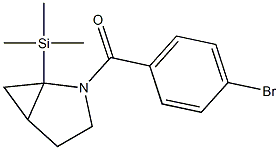 (4-bromophenyl)-(1-trimethylsilyl-2-azabicyclo[3.1.0]hex-2-yl)methanone 结构式