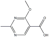 4-methoxy-2-methylpyrimidine-5-carboxylic acid 结构式