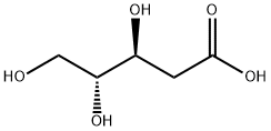 D-erythro-Pentonic acid, 2-deoxy- 结构式
