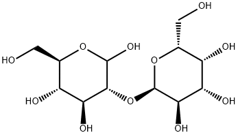 2-O-(Α-D吡喃半乳糖基)-D-吡喃葡萄糖 结构式