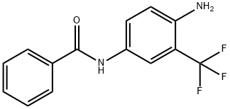 N-[4-氨基-3-(三氟甲基)苯基]苯甲酰胺 结构式