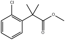 METHYL 2-(2-CHLOROPHENYL)-2-METHYLPROPANOATE 结构式