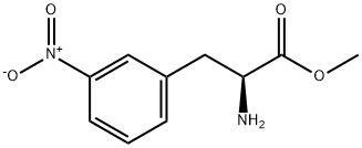 METHYL 2-AMINO-3-(3-NITROPHENYL)PROPANOATE 结构式