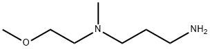 (3-氨基丙基)(2-甲氧基乙基)甲基胺 结构式