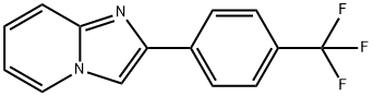 2-[4-(trifluoromethyl)phenyl]imidazo[1,2-a]pyridine 结构式
