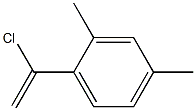 1-(1-chlorovinyl)-2,4-dimethylbenzene 结构式