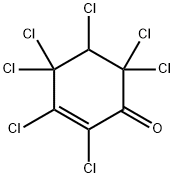 2-Cyclohexen-1-one, 2,3,4,4,5,6,6-heptachloro- 结构式