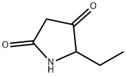 5-乙基吡咯烷-2,4-二酮 结构式