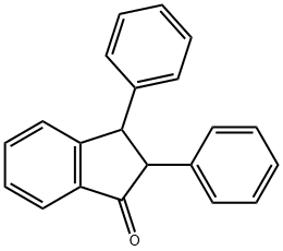 2,3-diphenyl-2,3-dihydroinden-1-one 结构式