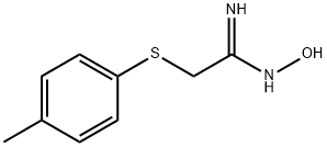N-羟基-2-(对甲苯硫基)乙脒酰胺 结构式