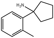 1-(2-甲基苯基)环戊胺 结构式
