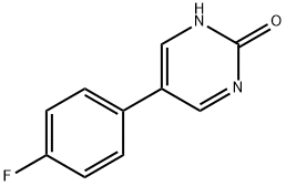 2-Hydroxy-5-(4-fluorophenyl)pyrimidine 结构式