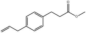 Methyl 3-(4-allylphenyl)propanoate 结构式