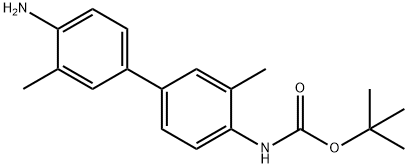 叔-丁基 N-{4-氨基-3,3-二甲基-[1,1-二联苯]-4-基}氨基甲酯 结构式