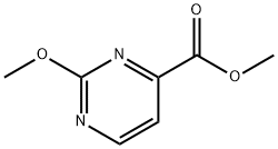 2-甲氧基-4-嘧啶羧酸甲酯 结构式