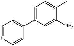 2-甲基-5-(吡啶-4-基)苯胺 结构式