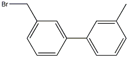 1-(bromomethyl)-3-(3-methylphenyl)benzene 结构式