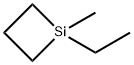 Silacyclobutane, 1-ethyl-1-methyl- 结构式