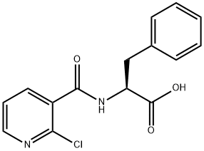 N-(2-Chloronicotinoyl)-3-Phenylalanine 结构式