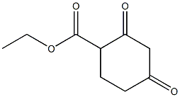 Ethyl 2,4-dioxocyclohexanecarboxylate 结构式