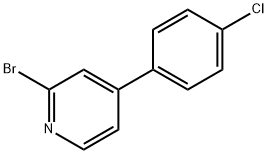 2-Bromo-4-(4-chlorophenyl)pyridine 结构式