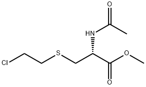 N-Acetyl-S-2-Chloroethyl-L-Cysteine Methyl Ester 结构式