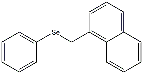 1-((phenylseleno)methyl)naphthalene 结构式