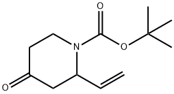 1-BOC-2-乙烯基-4-哌啶酮 结构式