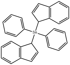 BIS(1-INDENYL)DIPHENYLTIN 结构式