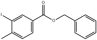 benzyl 3-iodo-4-methylbenzoate 结构式