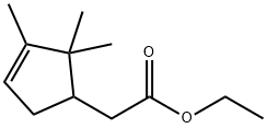 ethyl trimethyl-3-cyclopenten-1-acetate 结构式
