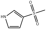 1H-吡咯,3-(甲基磺酰基) - 结构式