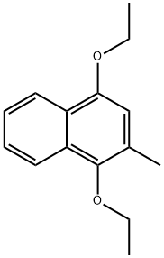 1,4-diethoxy-2-methylnaphthalene 结构式