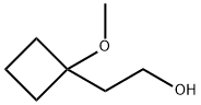 2-(1-methoxycyclobutyl)ethan-1-ol 结构式