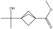 methyl 3-(2-hydroxypropan-2-yl)bicyclo[1.1.1]pentane-1-carboxylate 结构式