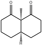 顺-1-甲基双环癸烷-2,10-二酮 结构式