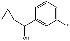 cyclopropyl(3-fluorophenyl)methanol 结构式
