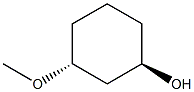 trans-3-Methoxycyclohexanol 结构式