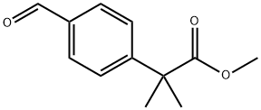 2-(4-甲酰苯基)-2-甲基丙酸甲酯 结构式