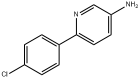 6-(4-CHLOROPHENYL)PYRIDIN-3-AMINE 结构式