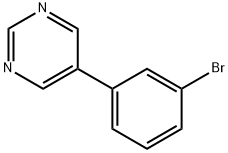 5-(3-bromophenyl)pyrimidine 结构式