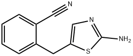 5-(2-CYANO-BENZYL)-THIAZOL-2-YLAMINE 结构式