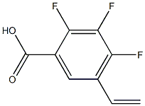 2,3,4-TRIFLUORO-5-VINYLBENZOIC ACID 结构式