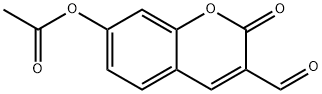 3-Formyl-2-oxo-2H-chromen-7-yl acetate 结构式