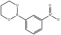 3-硝基苯硼酸-1,3-丙二醇酯 结构式