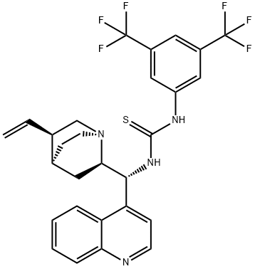 N-[3,5-二(三氟甲基)苯基]-N'-(9R)-奎宁-9-基硫脲 结构式