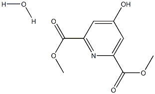 4-羟基-2,6-吡啶二甲酸二甲酯 结构式
